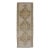 Vintage Hand Knotted Oushak Gallery Runner With Three Medallion Design in Taupe, Light Brown For Sale