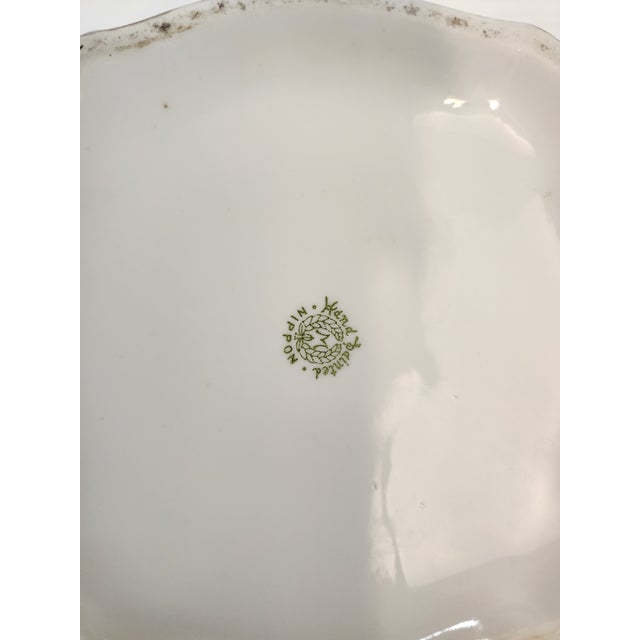 Vintage Hand Painted Nippon Serving Dish For Sale In Seattle - Image 6 of 6