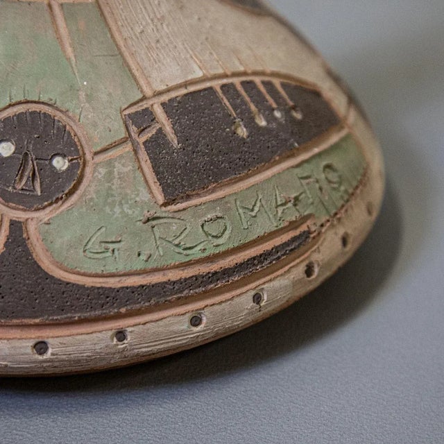 Mid-Century Modern Vases by Romanò, 1950s, Set of 2 For Sale - Image 3 of 9