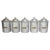 Provincial French Aluminium Kitchen Canisters, 1950s, Set of 6 For Sale - Image 17 of 17