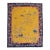 Golden Rod Pictorial Animal Chinese Art Deco Rug For Sale