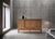 Oak sideboard attributed to Danish designer Henning Kjærnulf, crafted in Denmark during the 1960s. Designed in a...