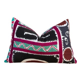 Shiria Gul Suzani Lumbar Pillow For Sale
