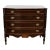 1920s Kittinger Mahogany 4-Drawer Bow-Front Chest For Sale