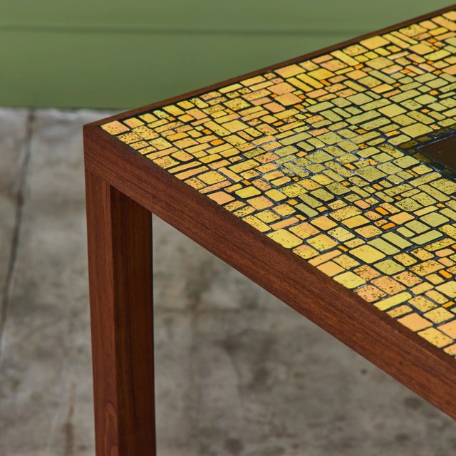 Ceramic Tile Chess Table in the Style of Gordon & Jane Martz For Sale - Image 15 of 18
