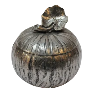 Mauro Manetti Italian Silver-Plated "Pumpkin" Ice Bucket