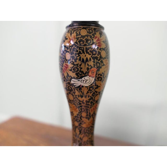 Hand-Made Painted Table Lamp, 1920 For Sale - Image 3 of 7