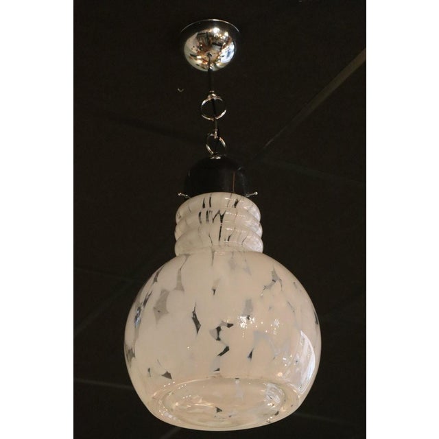 Italian Vintage Ceiling Lamp in Murano Glass, 1970 For Sale - Image 4 of 14