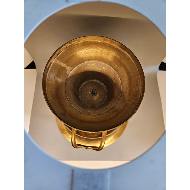 1970s Vintage Brass Jack Housman Loving Cup Champagne Chiller/Ice Bucket/Vase For Sale - Image 5 of 5