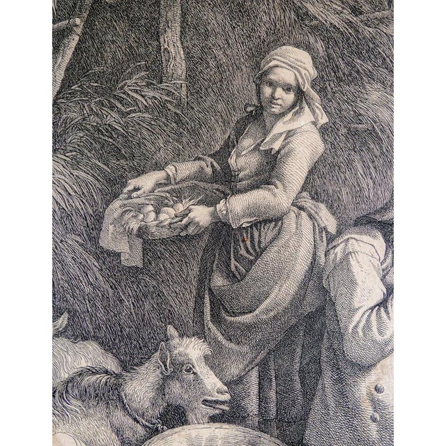 Francesco Londonio, Bucolic Scene 1, Engraving For Sale - Image 4 of 9