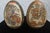 Chinese Vintage Hand-Painted Chinese Porcelain Decorative Egg Sculptures on Wooden Bases– Set of 2 – 5.5” For Sale - Image 3 of 12