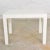 Vintage Modern White Molded Plastic Rectangular Parsons Style Side Table Style Syroco or Kartell For Sale - Image 13 of 13