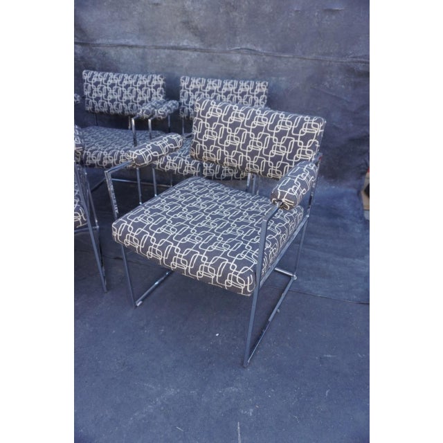 Milo Baughman Set of Four Mid 20th Century Thayer Coggin Chairs, Designed by Milo Baughman For Sale - Image 4 of 10