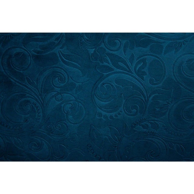 Brown Antique Sofa in Fabric and Walnut, 1870 For Sale - Image 8 of 10