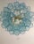 Blue Murano Style Glass Chandelier For Sale - Image 8 of 13