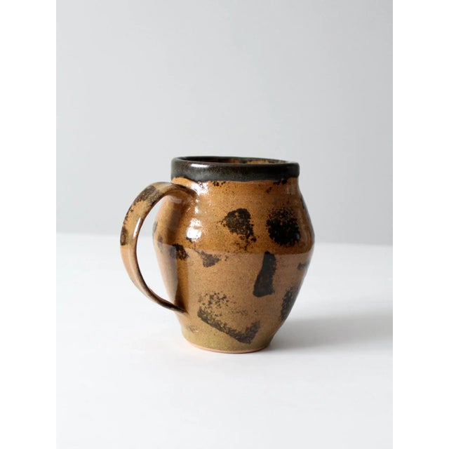 Vintage Studio Pottery Pitcher Circa 1992 For Sale - Image 4 of 11