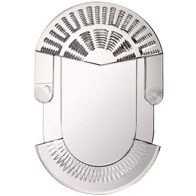 Scena olympic murano mirror by nikolai kotlarczyk dimensions: d 1 x w 30 x h 45 cm materials: silvered carved glass,...