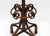 A good early 20th century large bentwood coat stand. Circa 1900. Standing on four large down-swept legs, each with a...