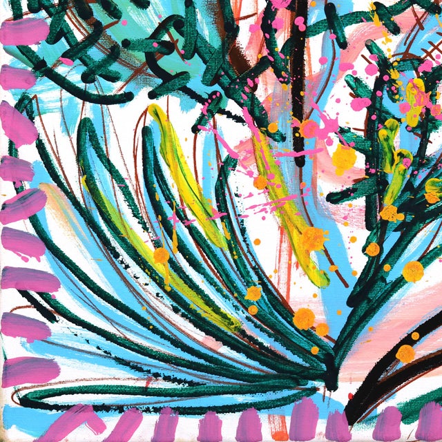 Cactus Queen - Original Contemporary Western Cowgirl Figurative Acrylic Painting For Sale In Los Angeles - Image 6 of 9