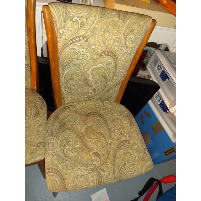 Olive Mid 20th Century Heywood Wakefield Dining Chairs For Sale - Image 8 of 12