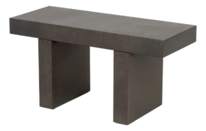 Modern Sheet Iron Metal Bench