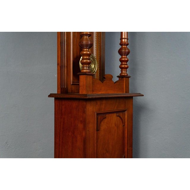 Wood Antique Gründerzeit Grandfather Clock, Late 19th Century For Sale - Image 7 of 18