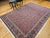 Vintage Persian Bidjar Rug, Hand-Knotted Wool, Allover Herati Geometric Pattern, Red & Navy, 7x10 For Sale - Image 10 of 18