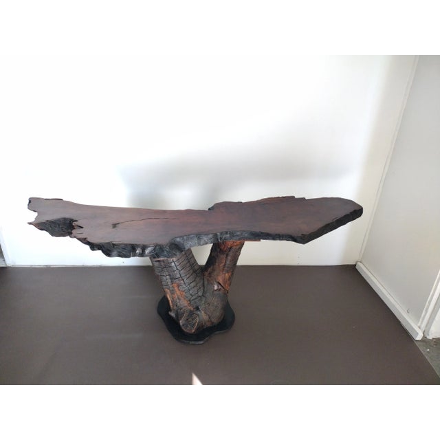1960s Log Console Table For Sale - Image 13 of 13