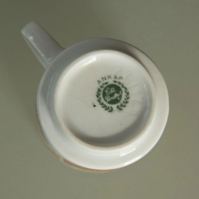 White 1970s Vintage Ankap Porzellan Porcelain Demitasse Expresso Cups - Set of 6 For Sale - Image 8 of 9