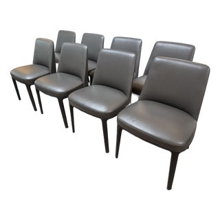 Poliform Sophie Side Dining Chairs, Set of Eight For Sale