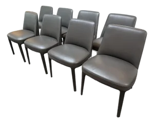 Poliform Sophie Side Dining Chairs, Set of Eight