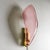 Elegant Pink Sanded Leaf Murano Glass Wall Sconces, Set of 4 For Sale - Image 9 of 9
