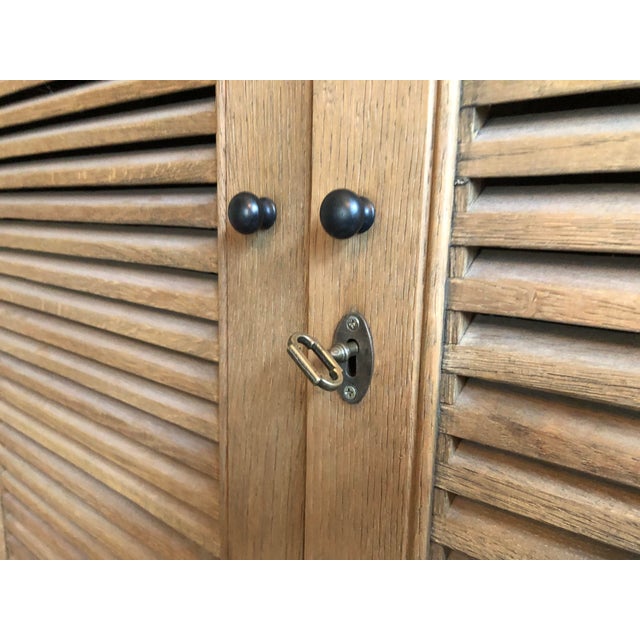 Restoration Hardware Shutter Double Armoire Chairish