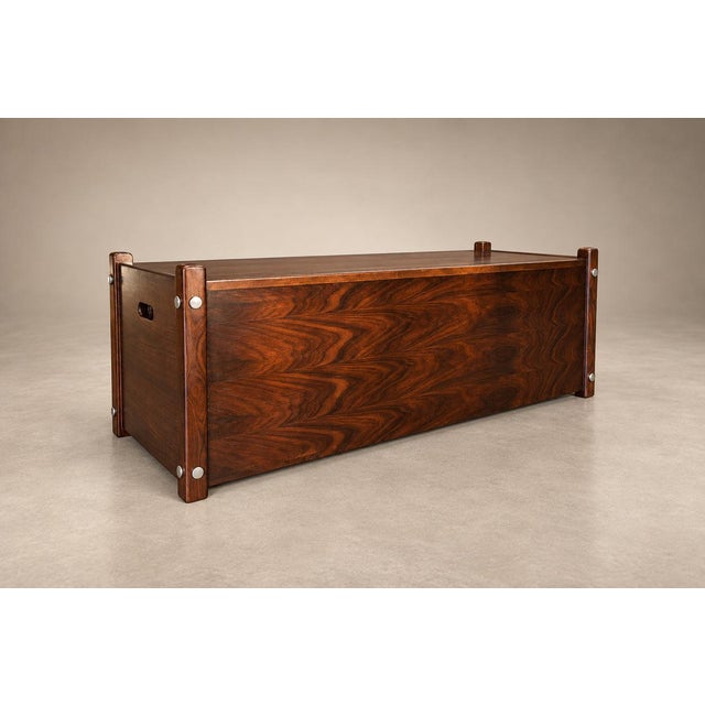 1960s Brazilian Rosewood “Sabará” Trunk by Sergio Rodrigues, Brazil, circa 1965 — Lot 1124 For Sale - Image 5 of 18