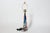 Mid 20th Century Fulvio Bianconi Style Murano Blue Art Glass Table Lamp For Sale - Image 10 of 12