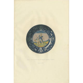 Delange, Illustration of a Plate Depicting Monsieur Antiq, 1869, Print For Sale