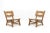 Set of Brutalist Oak Fireside Chairs from AWA Meubelfabriek, 1960s For Sale - Image 10 of 10