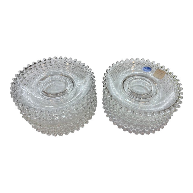 Mid 20th Century Imperial Glass Candlewick Saucers - Set of 19 For Sale