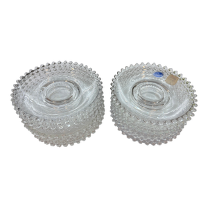 Mid 20th Century Imperial Glass Candlewick Saucers - Set of 19