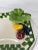 Mediterranean Trompe L’oeil Green Checker Lettuce and Fruit Plate For Sale - Image 3 of 3