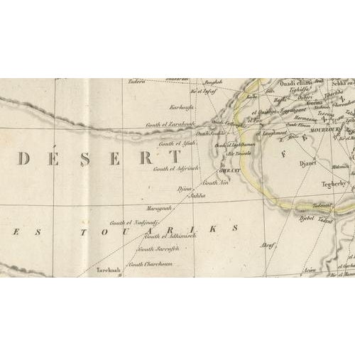 North Africa Map by Lapie, 1837 For Sale - Image 9 of 13