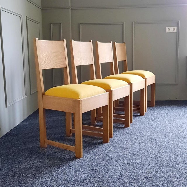 Dutch Art Deco Dining Chairs, 1920s, Set of 4 For Sale - Image 10 of 10