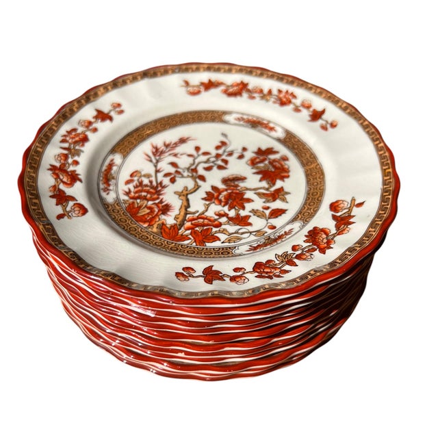 Spode "Indian Tree" Side Plates, 6.5" C. 1920s, Set/12 For Sale - Image 13 of 17