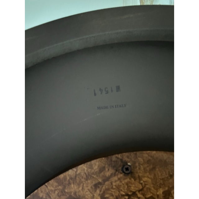 Wood Late 20th Century Pair of Biedermeier Table Carved Giltwood & Marquina Marble Tops For Sale - Image 7 of 8