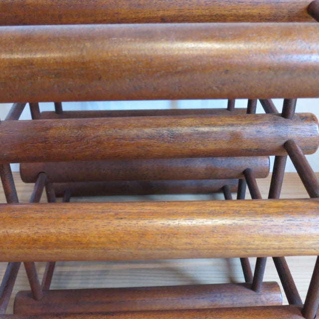 Danish Wine Rack Bottle Holder by Richard Nissen for Nissen Langaa, 1960s For Sale - Image 9 of 10