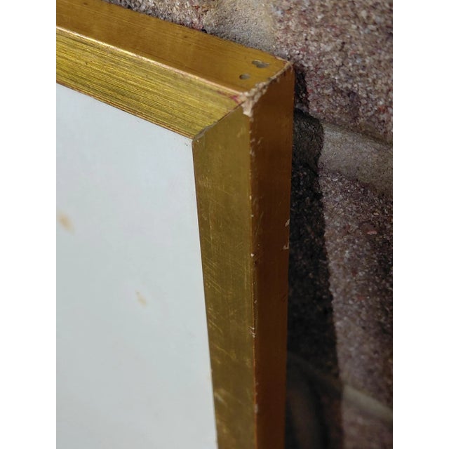 Framed Signed J. Akston "Untitled, 1967" Monochrome Acrylic on Paper Painting For Sale - Image 11 of 11