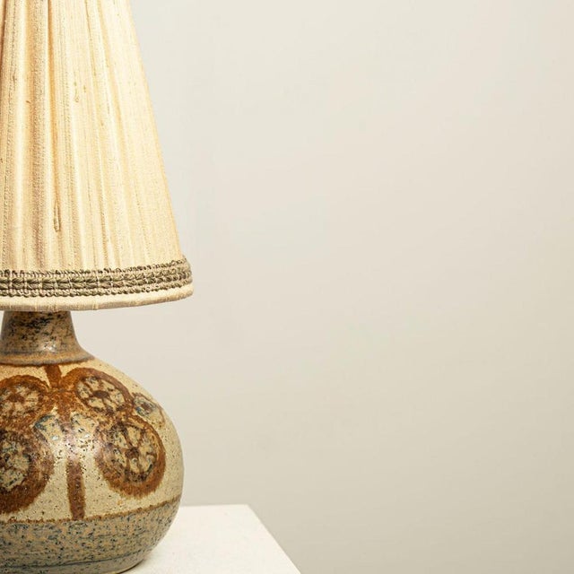 1970s Ceramic Table Lamp attributed to Noomi Backhausen for Søholm, Denmark, 1970s For Sale - Image 5 of 16