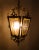 Brass Hanging Lantern with Three Lights and Cut Glass For Sale - Image 4 of 10