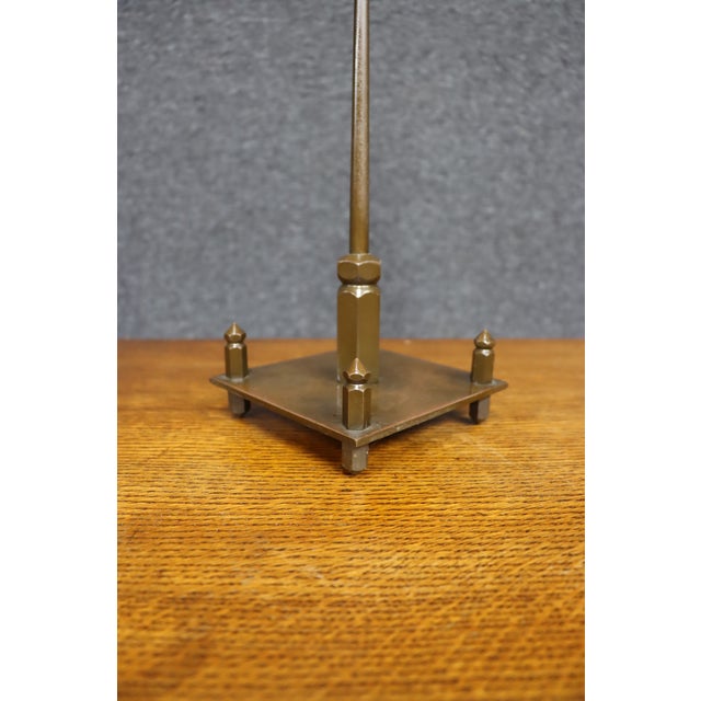 Antique Brass American Table Flag Stand For Sale In Philadelphia - Image 6 of 8