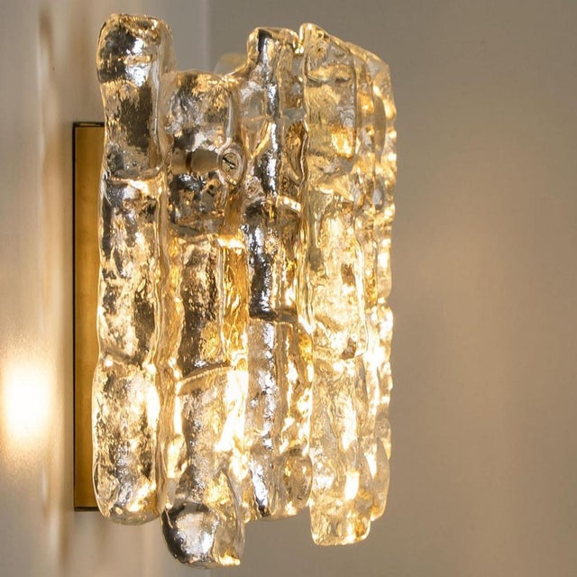 Metal Large Wall Sconces attributed to J.T. Kalmar, Austria, 1970s, Set of 2 For Sale - Image 7 of 15
